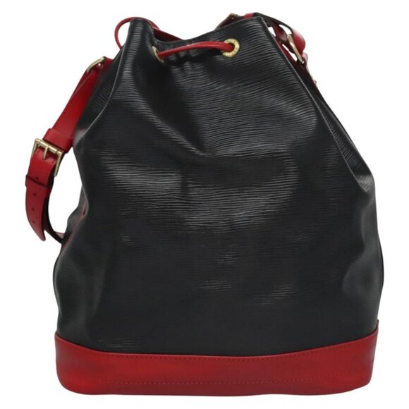 LOUIS VUITTON Epi Noe Shoulder Bag Bicolor Black Red M44017 LV Auth BD310 - Picture 3 of 16